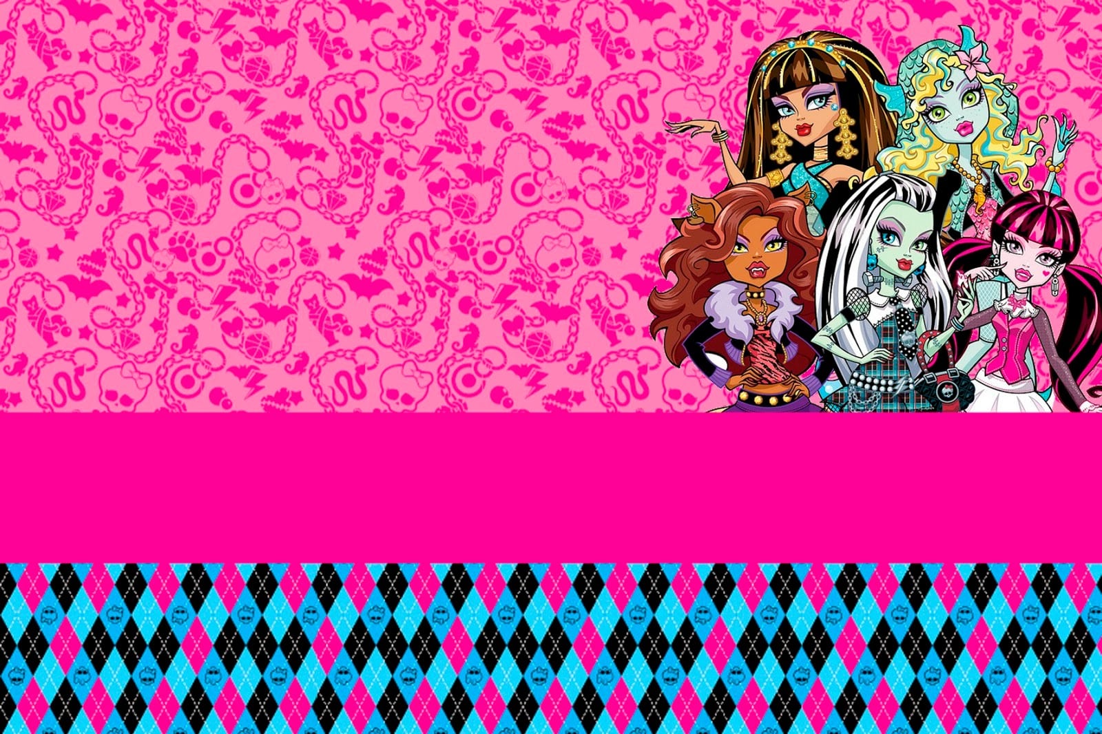 Monster High  Invitations And Party Free Printables  â¦